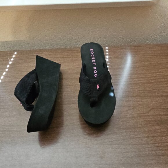 Rocket Dog Diver Platform Flip Flops Size 11 - Picture 4 of 8